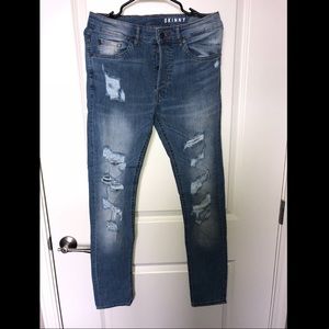 Men’s distressed H&M Skinny Jeans